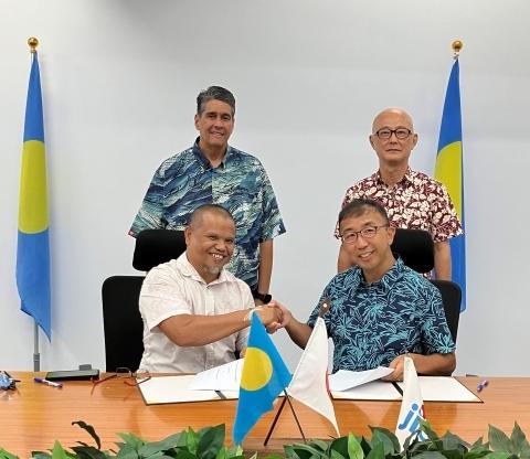 Palau welcomes Japan's minister Takuma Miyaji for bilateral meetings 