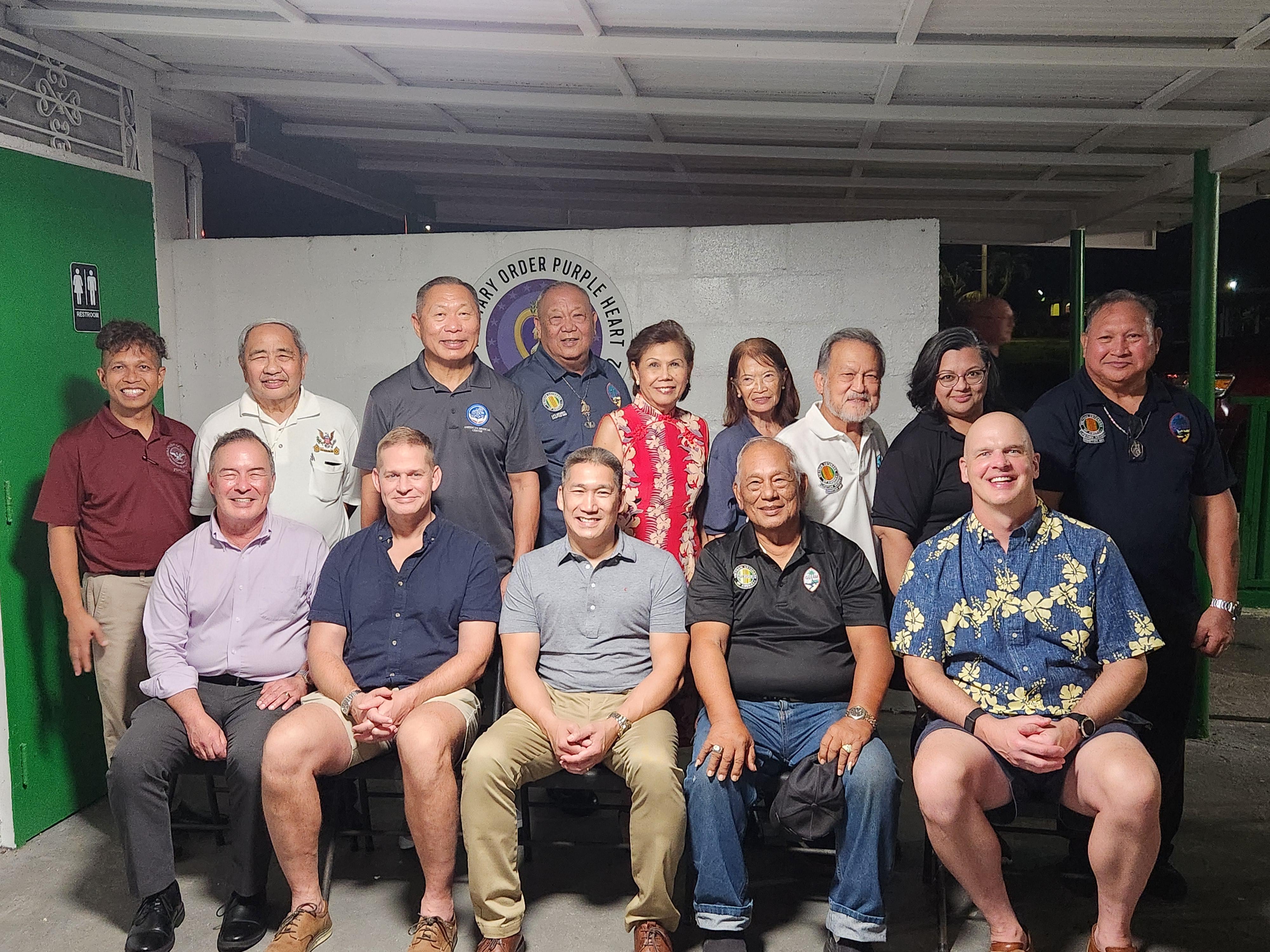 US Navy under secretary, Hung Cao, visits VFW and bases in Guam