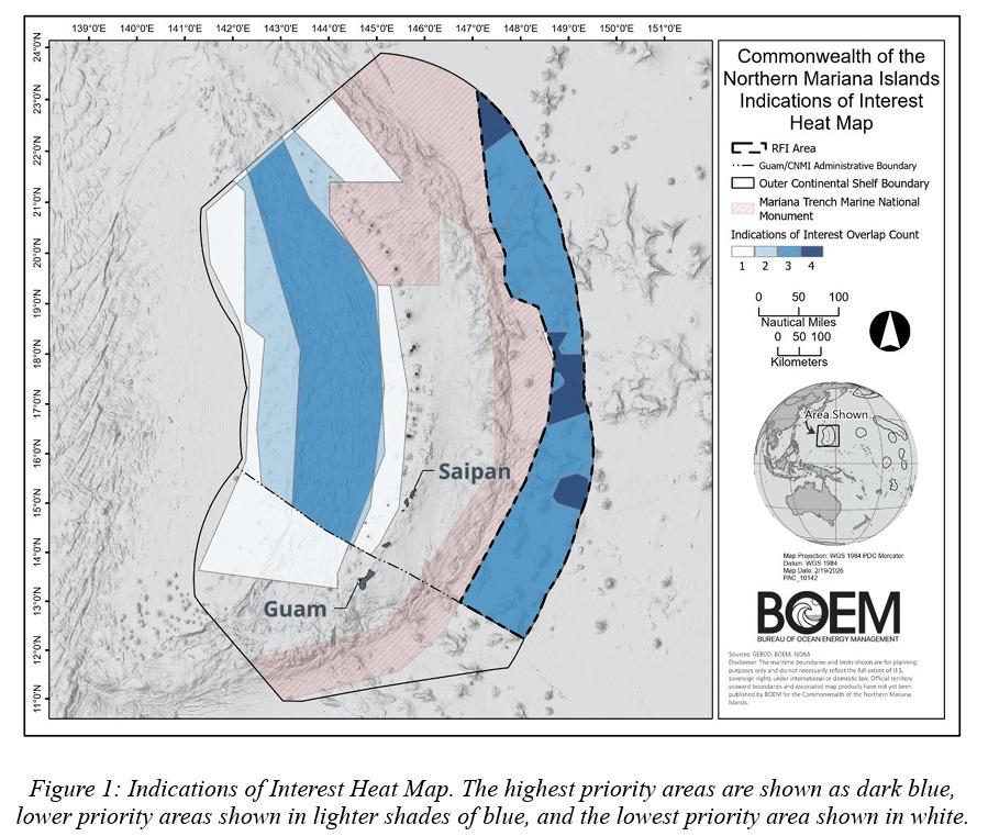 Marianas area for deep sea mining doubled by BOEM 