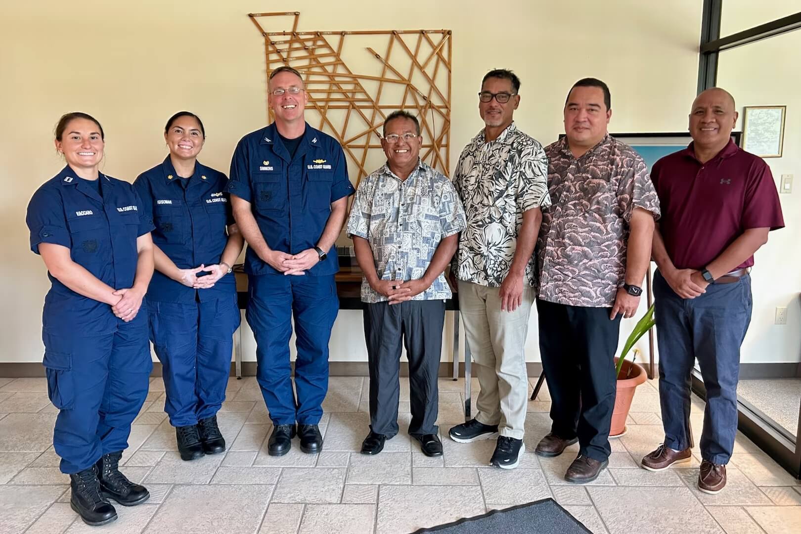U.S. Coast Guard Forces Micronesia/Sector Guam delegation visits Marshall Islands