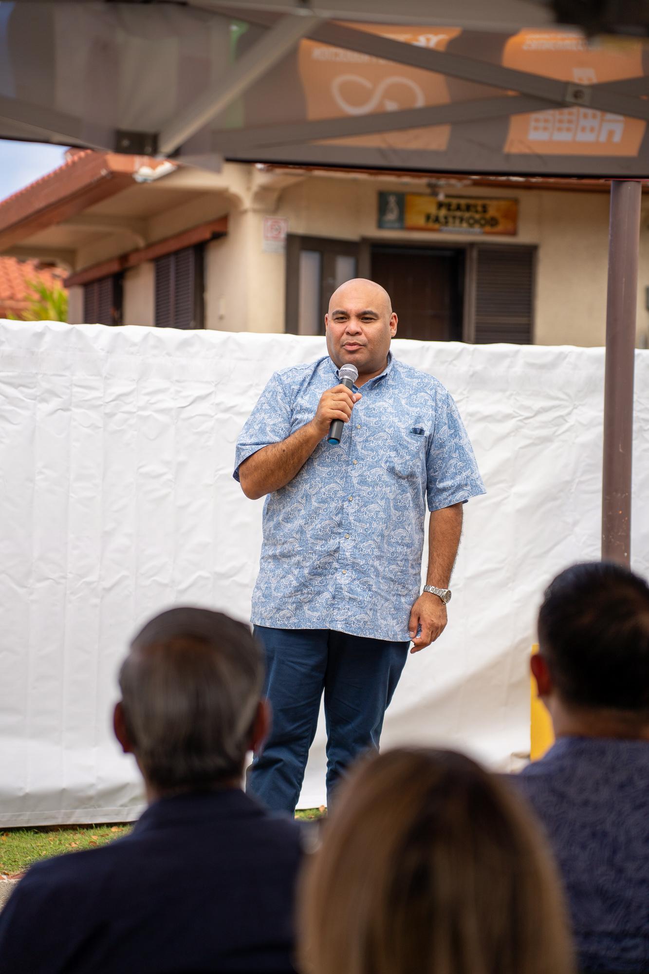 Lt. Governor Joshua F. Tenorio, Guam. Photo by Skyler Obispo. 