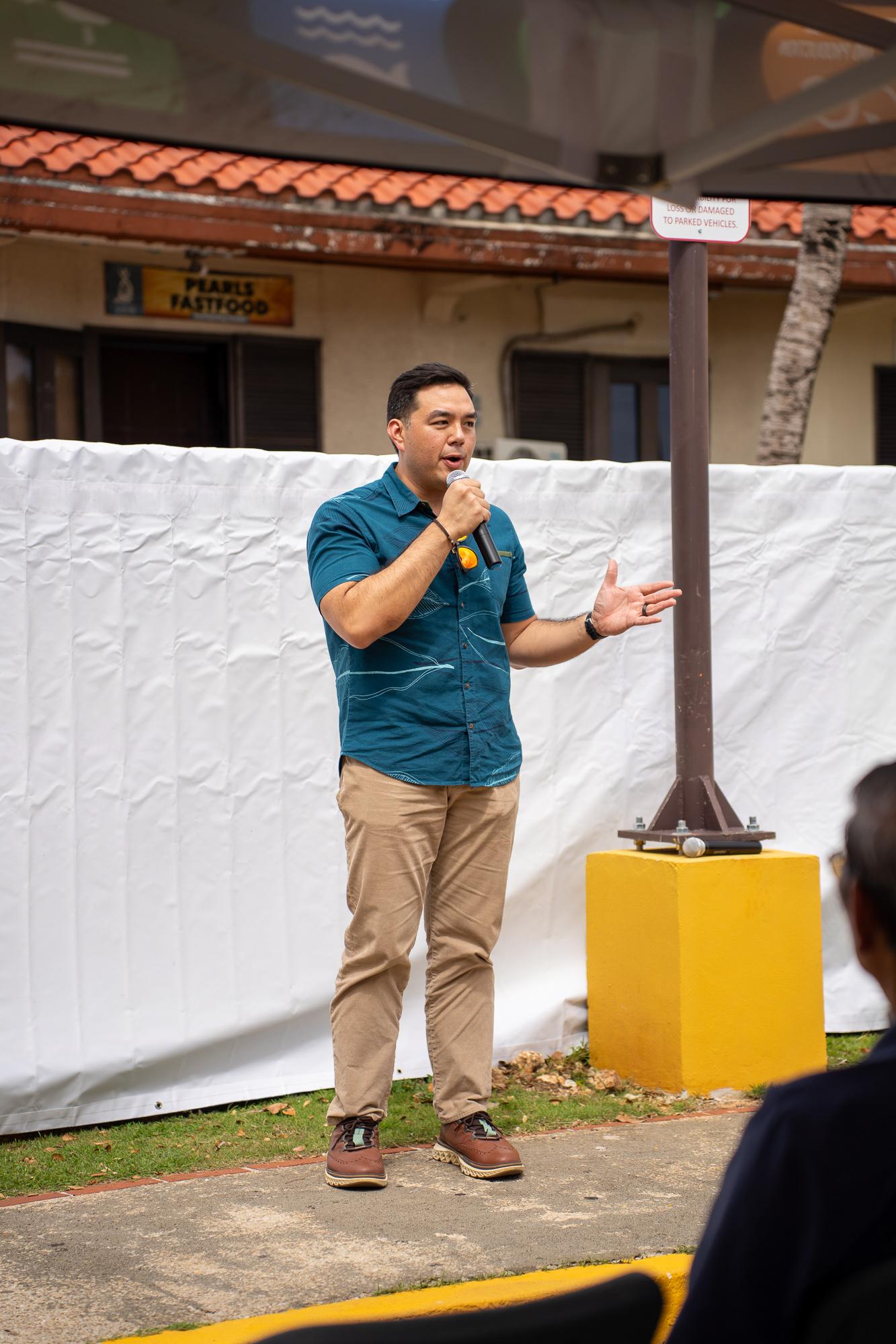 Austin J. Shelton III, director, Center for Island Sustainability and UOG Sea Grant. Photo by Skyler Obispo. 