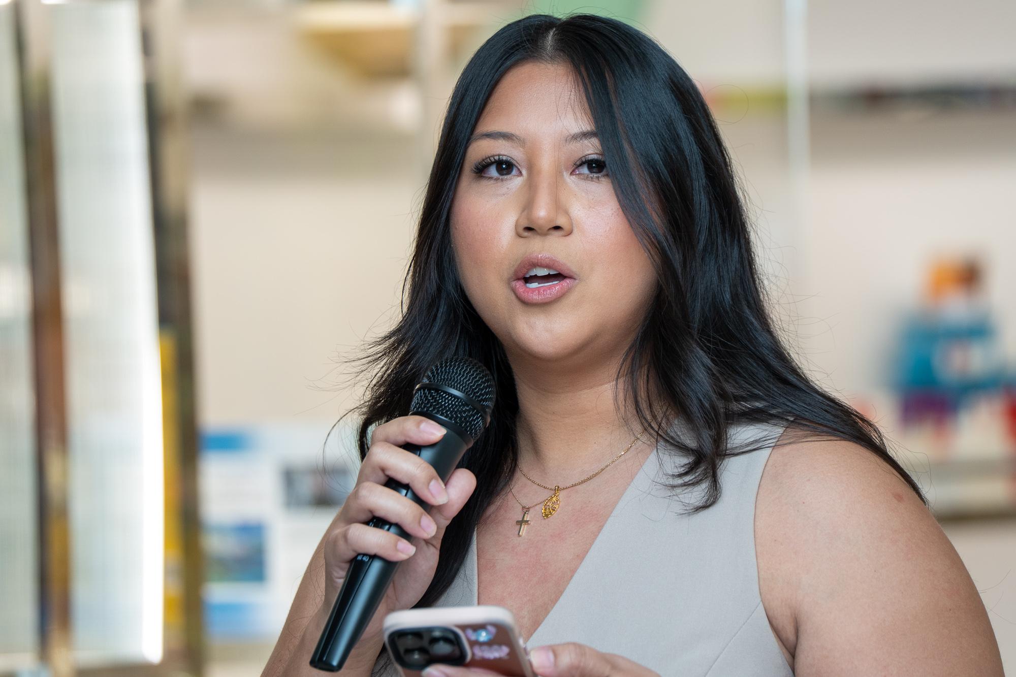 Kiana Quitugua, owner and creator, RaisRoseRue Collections. Photo by Skyler Obispo. 