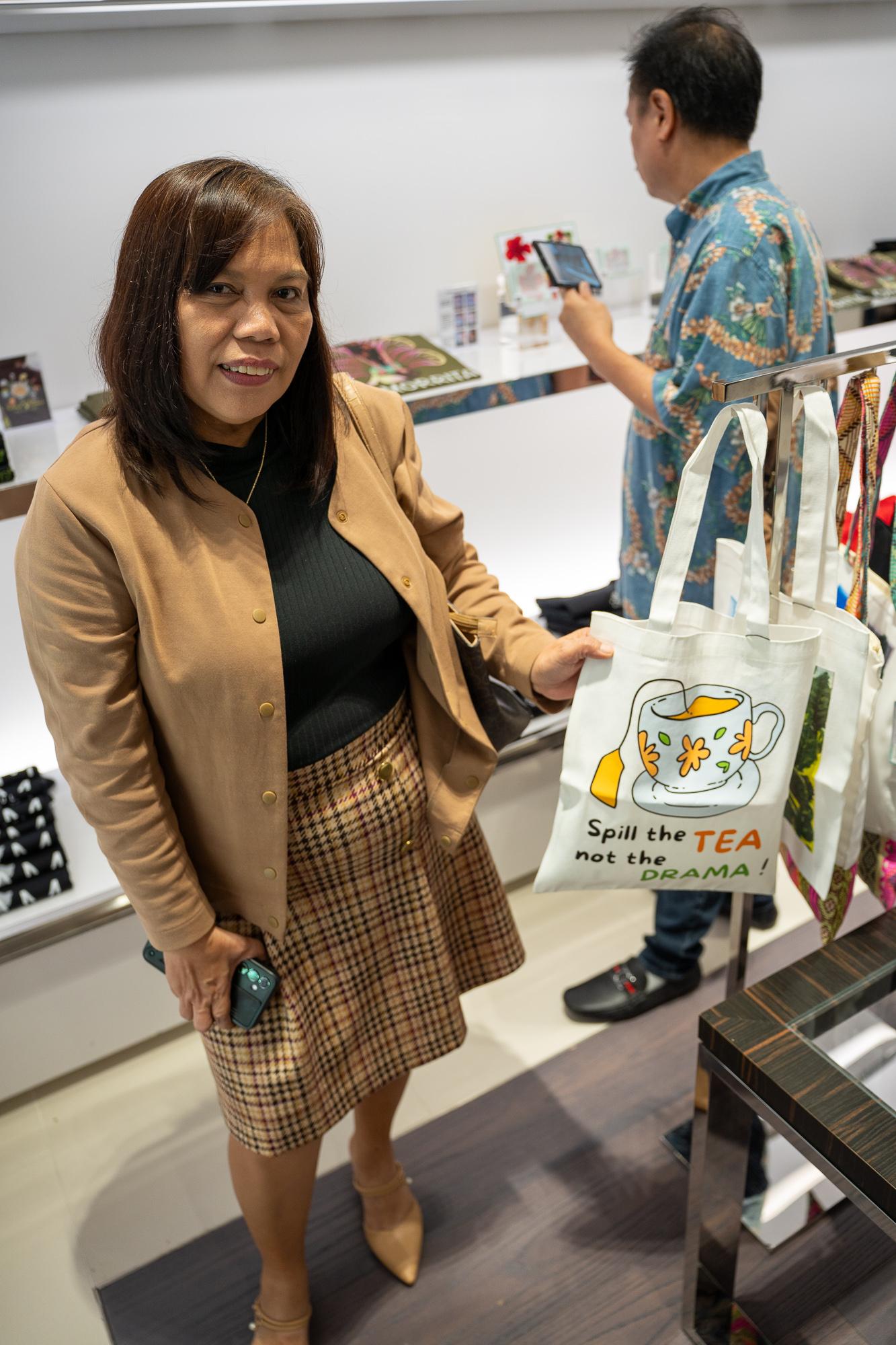 Lolita Poblete, artist and owner, Lolit&#039;s Art. Photo by Skyler Obispo. 