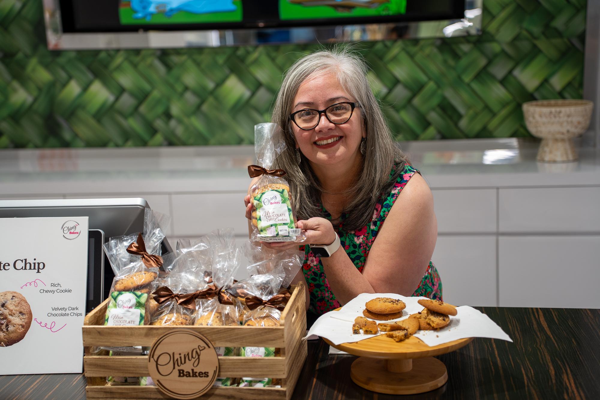 Jennifer L.G. Mendiola, owner and baker, Ching Bakes. Photo by Skyler Obispo. 