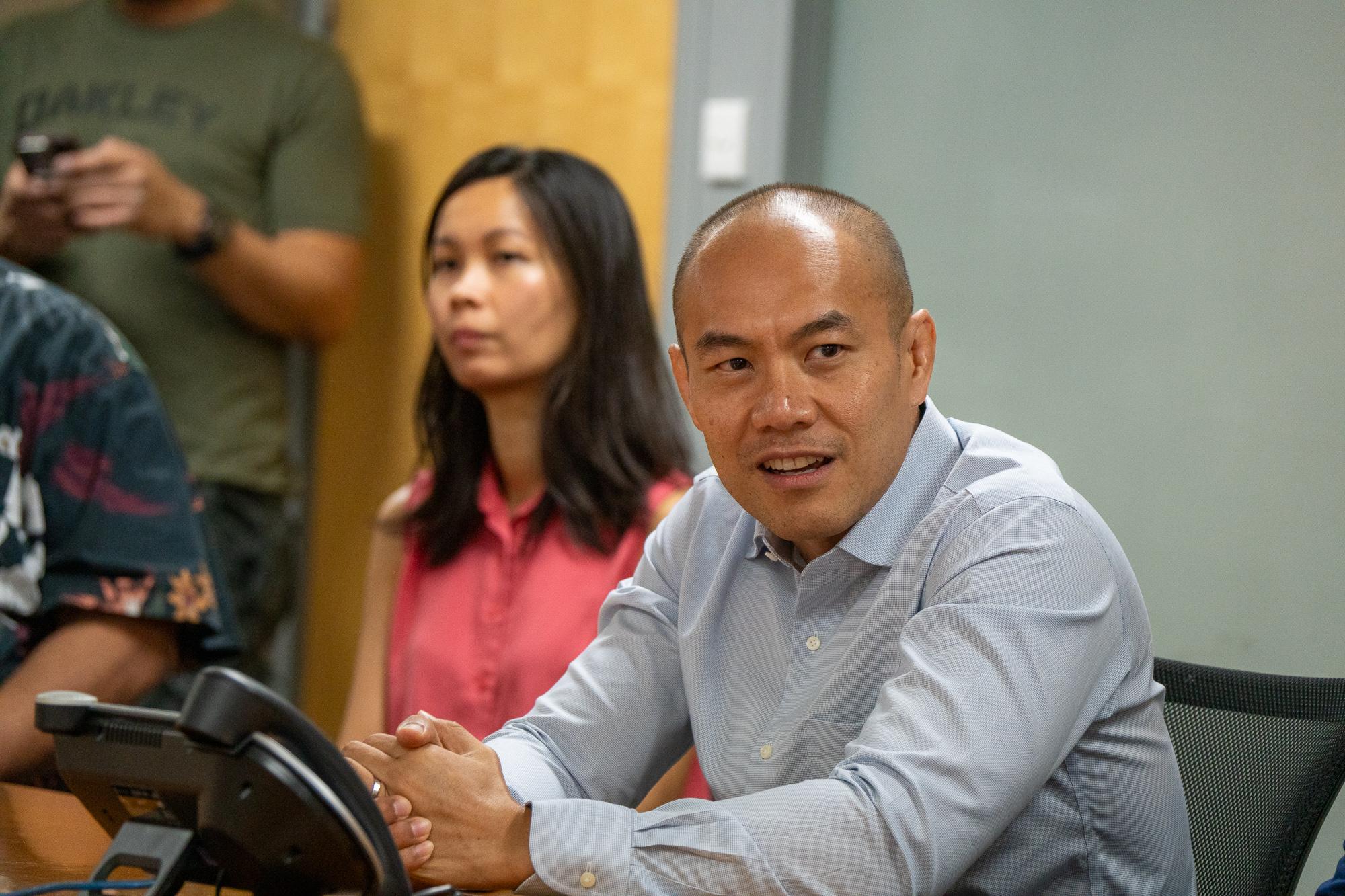 Marcos Fong, Group CEO and Chairman, Guam Chapter of the American Red Cross. Photo by Skyler Obispo. 