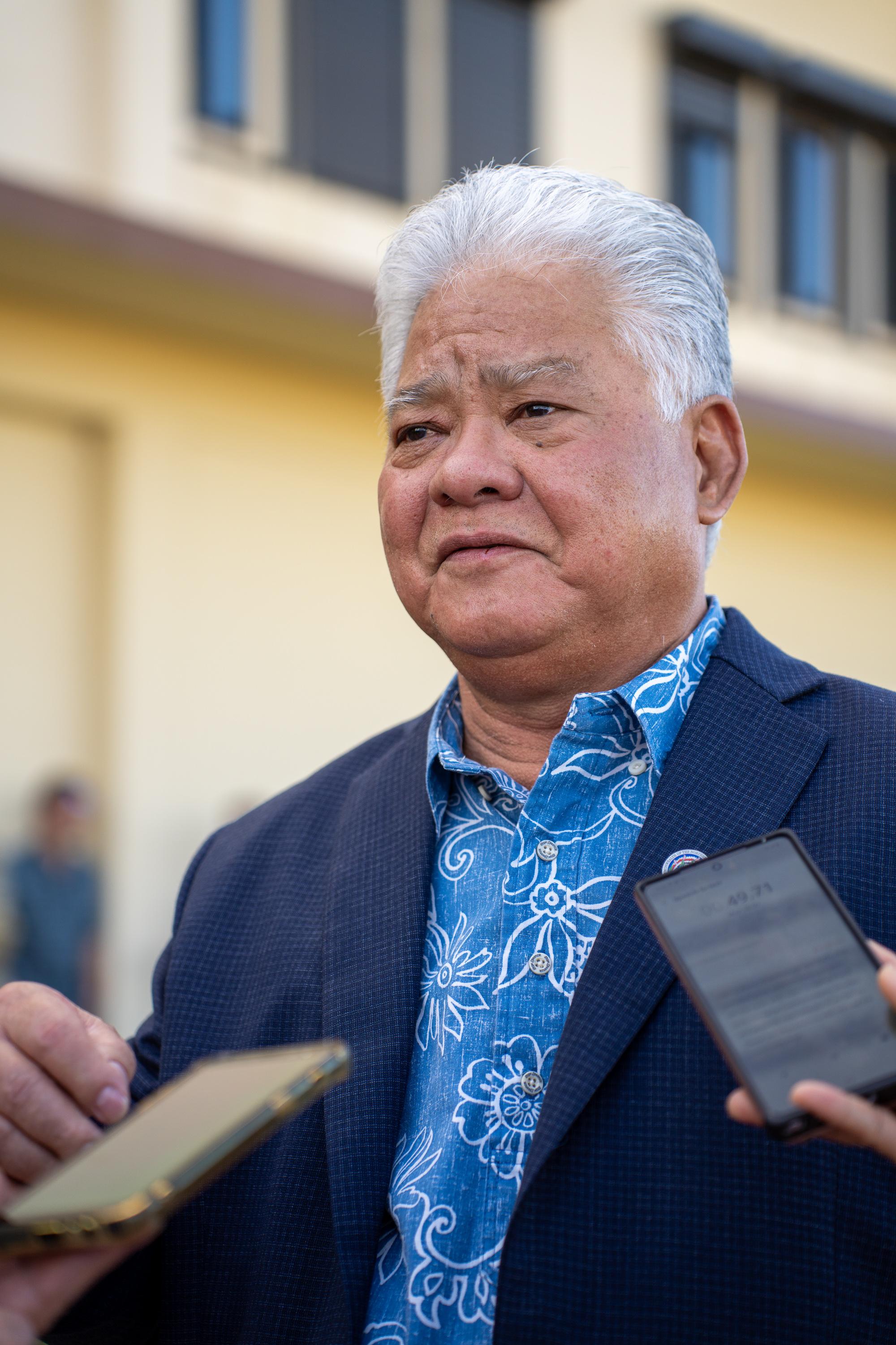 Gov. Arnold I. Palacios, Northern Mariana Islands. Photo by Skyler Obispo. 