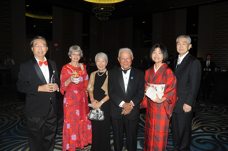 (From left) Hiro Kurashina, emeritus director of the University of Guam Richard F. Taitano Micronesian Area Research Center; Rebecca A. Stephenson, professor emerita at the University of Guam and wife of Hiro Kurashina; Noriko Takagi; Hidenobu “George Takagi,” president of Takagi &amp; Associates and husband of Noriko; Nobuo Ishigami; and Consul General of Japan to Guam Rumiko Ishigami and husband of Nobuo.