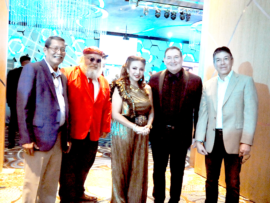 (From left) Sen. Joe S. San Agustin, Sen. Dwayne T.D. San Nicolas, both with the 37th Guam Legislature; Shelly G. Calvo, Paul A. Calvo, president and CEO, Calvo’s Insurance and husband of Shelly; and Frank J. Campillo, Health Plan administrator, Calvo&#039;s SelectCare. 