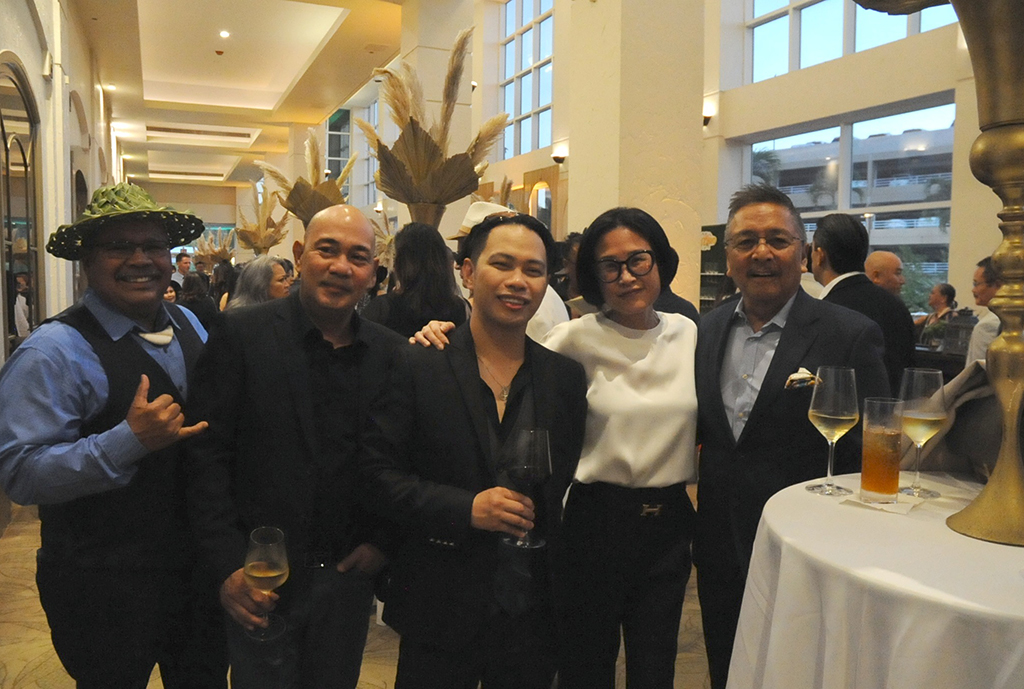 (From left) Marvin &quot;Ike&quot; C. Iseke, senior account manager, Docomo Pacific; Ricky Baba, assistant food and beverage director, The Tsubaki Tower; and Yohei Seki, director of food and beverage, Hotel Nikko Guam.