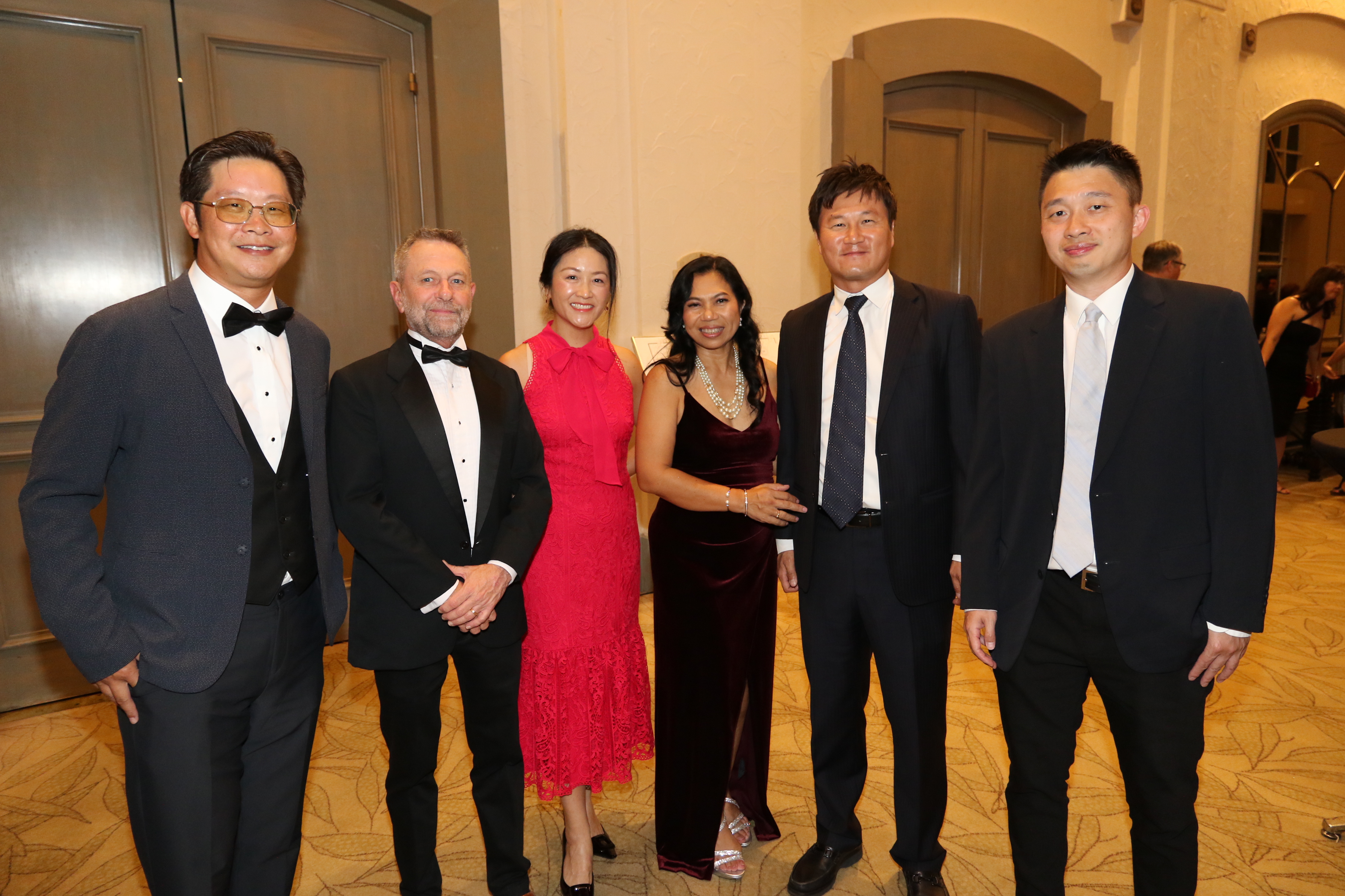 (From left) Floreann Perez, project manager, E&amp;PS; Liberty Manglona, accounts manager, Anthony Wenceslao, marketing communications advisor, Nominee Jimmy T.C. Hau, president, Mobil Oil Guam Inc. Mobil Oil Mariana Islands Inc. and Mobil Oil Micronesia Inc.; Analista Mercado, regulatory advisor and Alicia Martinez, Guam supply coordinator, all with Mobil Oil Guam Inc.