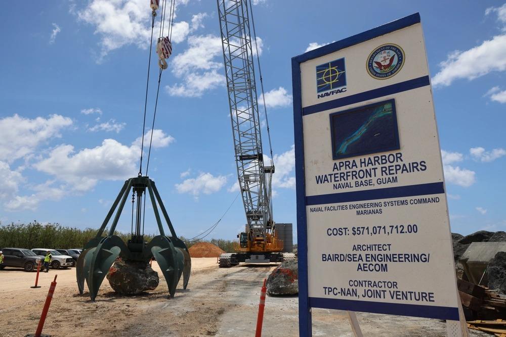 Apra Harbor Glass Breakwater construction starts early; GAO report details plans for military health care