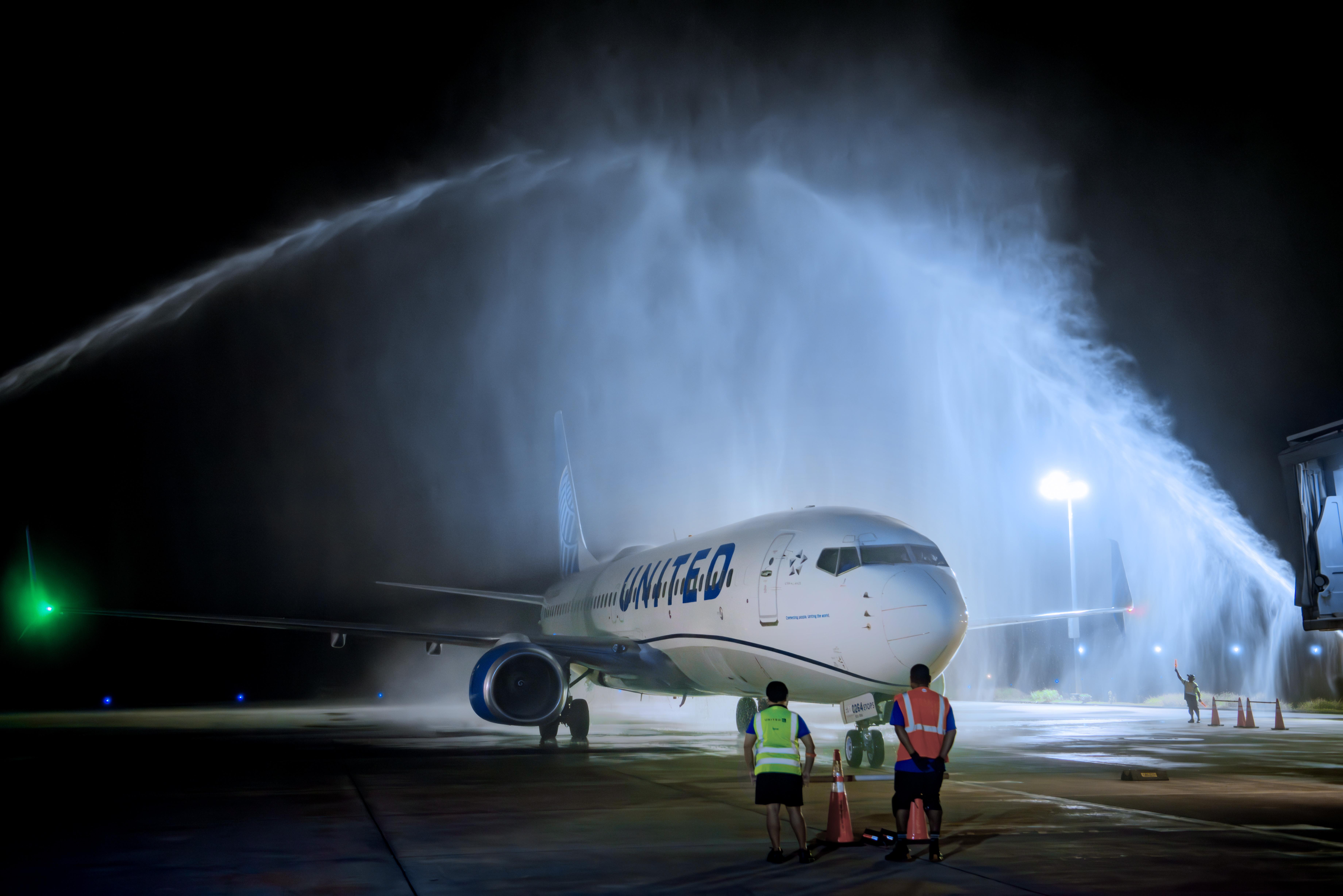 Palau welcomes new United Airlines flight from Narita