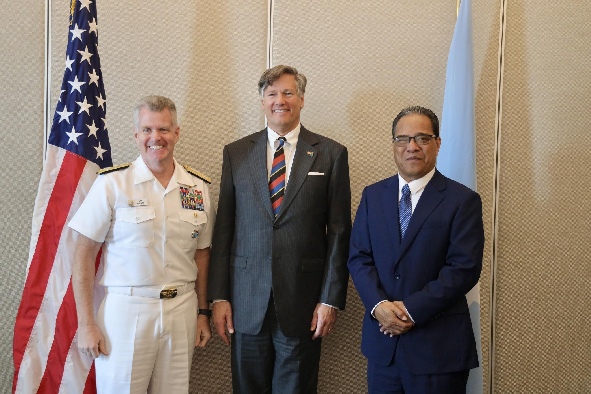 FSM president raises issues with US State Department and INDOPACOM leaders on veterans, mail, and more