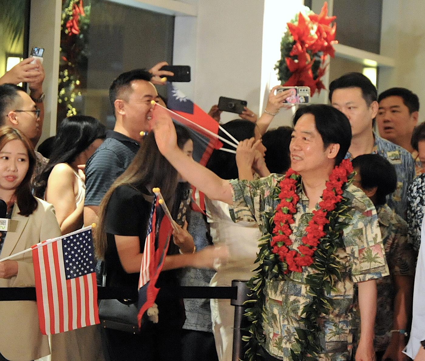 Taiwan president receives warm welcome in the islands